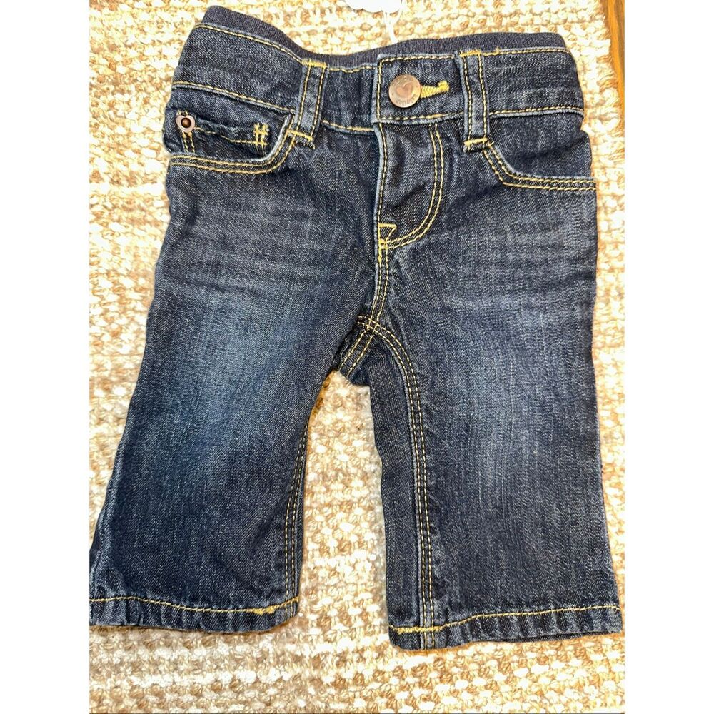 Baby Gap 1969 Jeans, Infant Size 0-3 Months bootcut Blue, Denim, Pockets